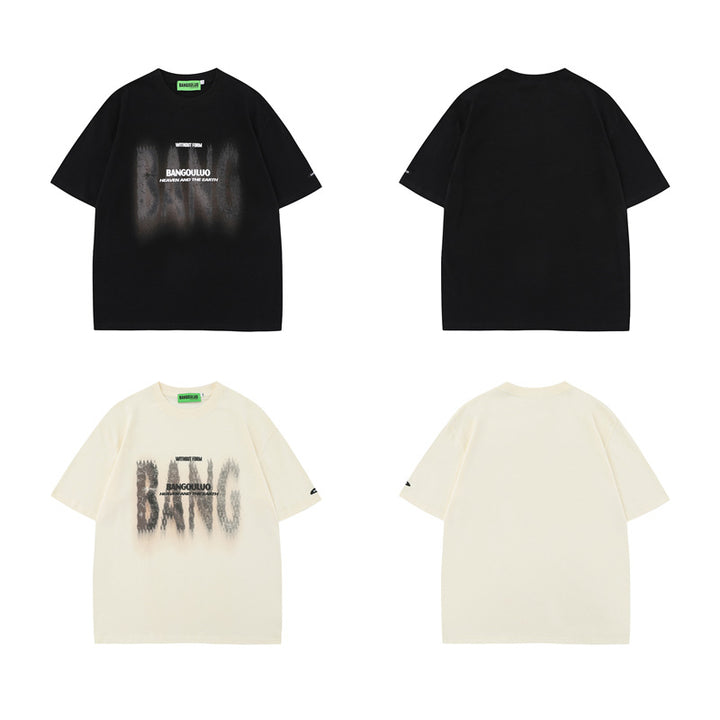 Cover pattern men's and women's T-shirts