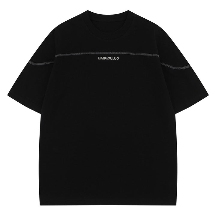 Short Sleeve T-Shirt Loose Heavyweight Top Tee Trendy